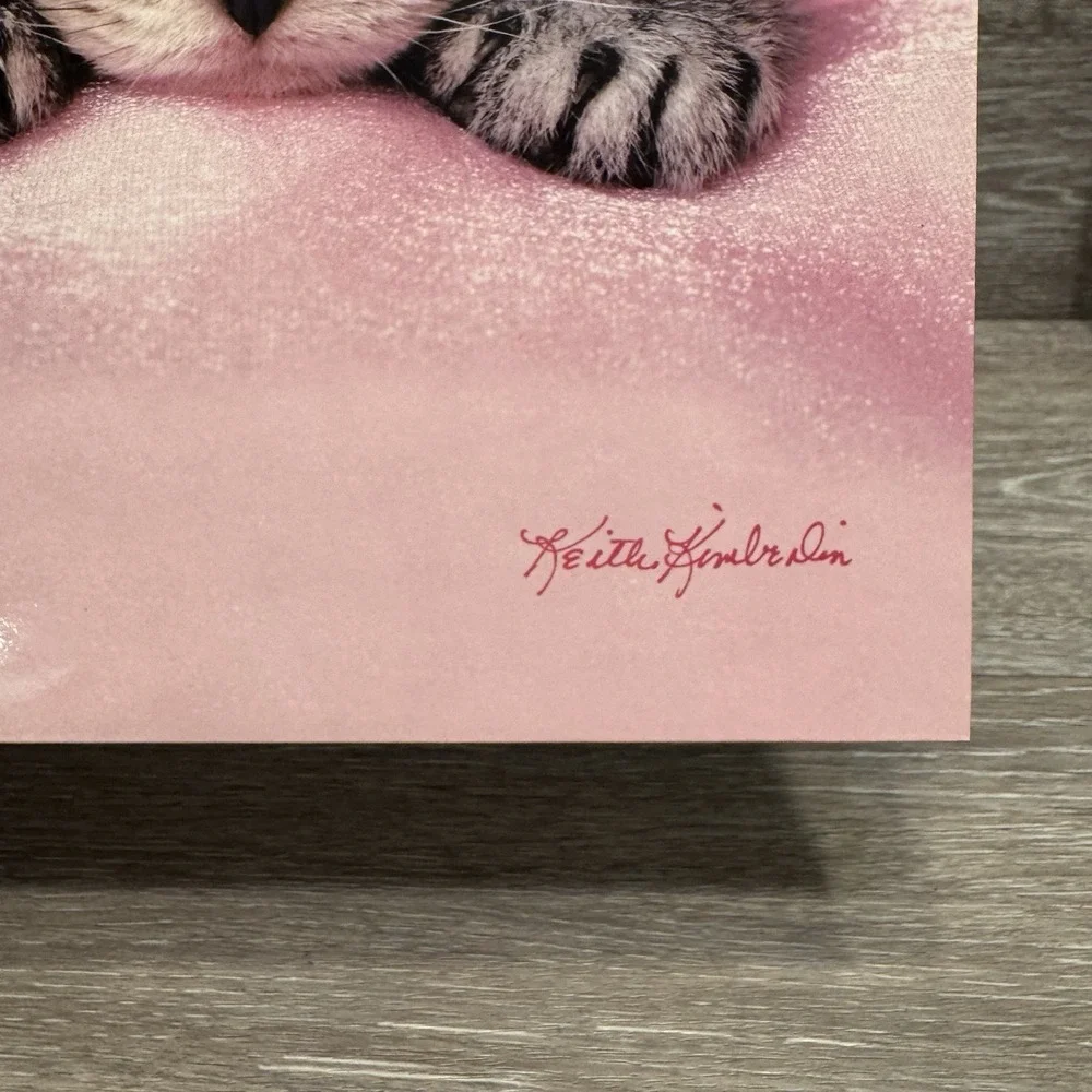 Keith Kimberlin Signature Folders Kitten Cat Lot Of 2 Class‎ Act 3 Hole 2008